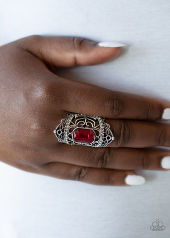 Paparazzi Ring - Undefinable Dazzle - Red