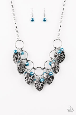 Paparazzi Necklace - Very Valentine - Blue