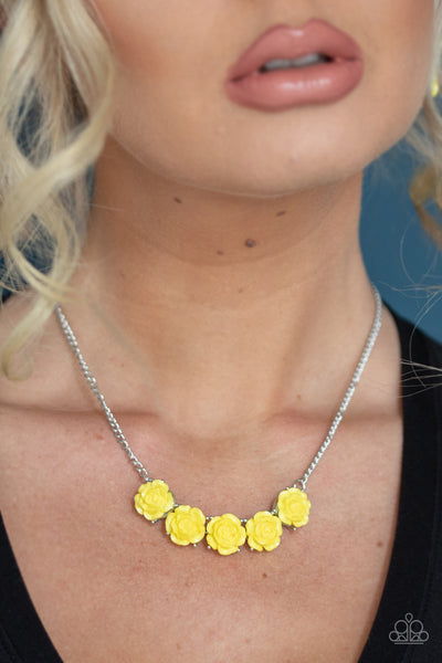 Paparazzi Necklace - Garden Party Posh - Yellow