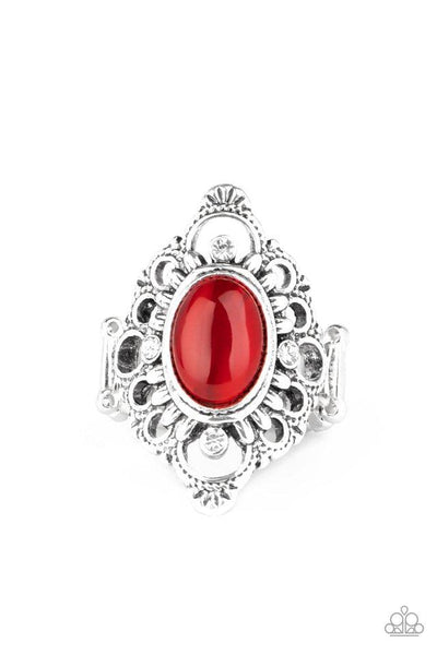 Paparazzi Ring - Elegantly Enchanted - Red