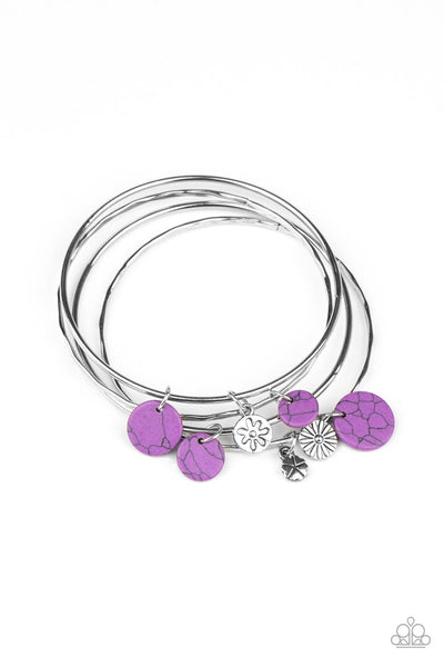 Paparazzi Bracelet - Prairie Plains - Purple