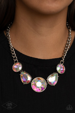 PINK DIAMOND Paparazzi Necklace - All The Worlds My Stage - Multi