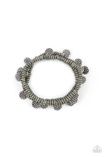 Paparazzi Bracelet - WOODn't Count It - Silver