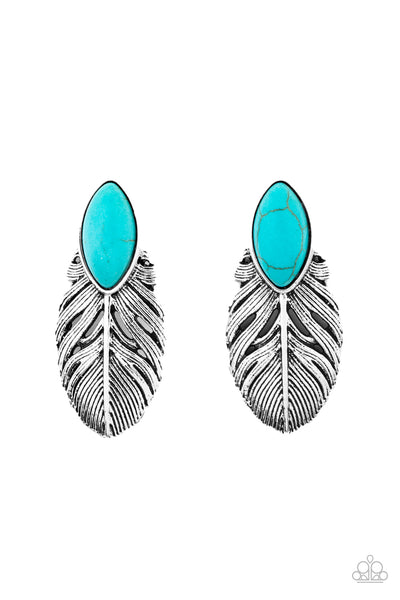 Paparazzi Earring - Rural Roadrunner - Blue