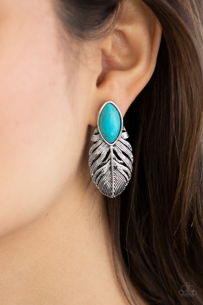 Paparazzi Earring - Rural Roadrunner - Blue