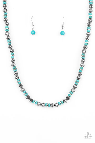 Paparazzi Necklace - ZEN You Least Expect It - Blue