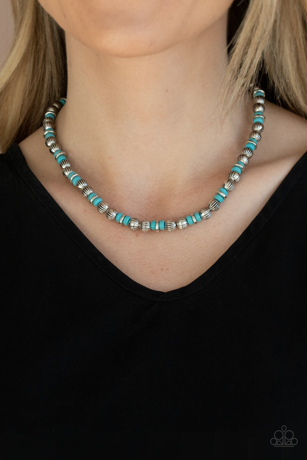 Paparazzi Necklace - ZEN You Least Expect It - Blue