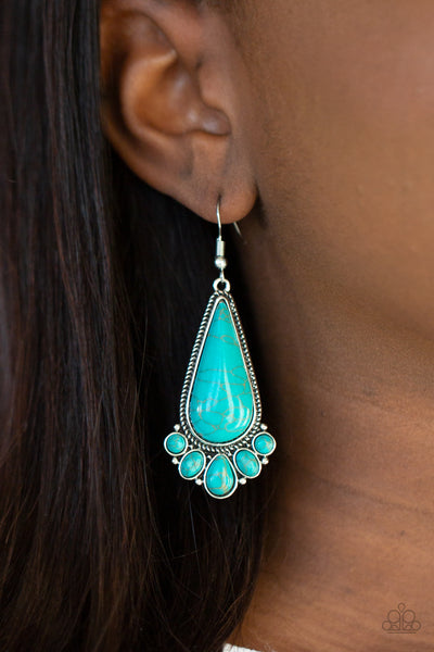 Paparazzi Earring - Rural Recluse - Blue