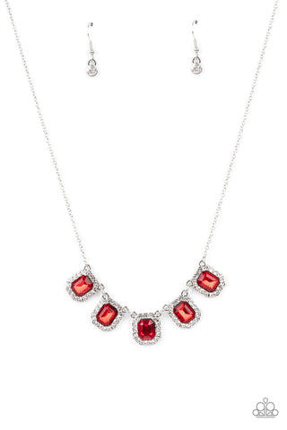 Paparazzi Necklace - Next Level Luster - Red