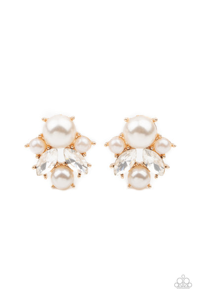 Paparazzi Earring - Royal Reverie - Gold