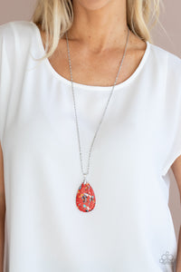 Paparazzi Necklace - Extra Elemental - Red