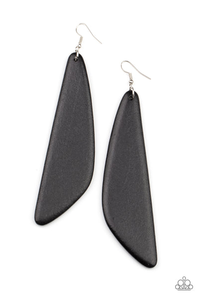 Paparazzi Earring - Scuba Dream - Black