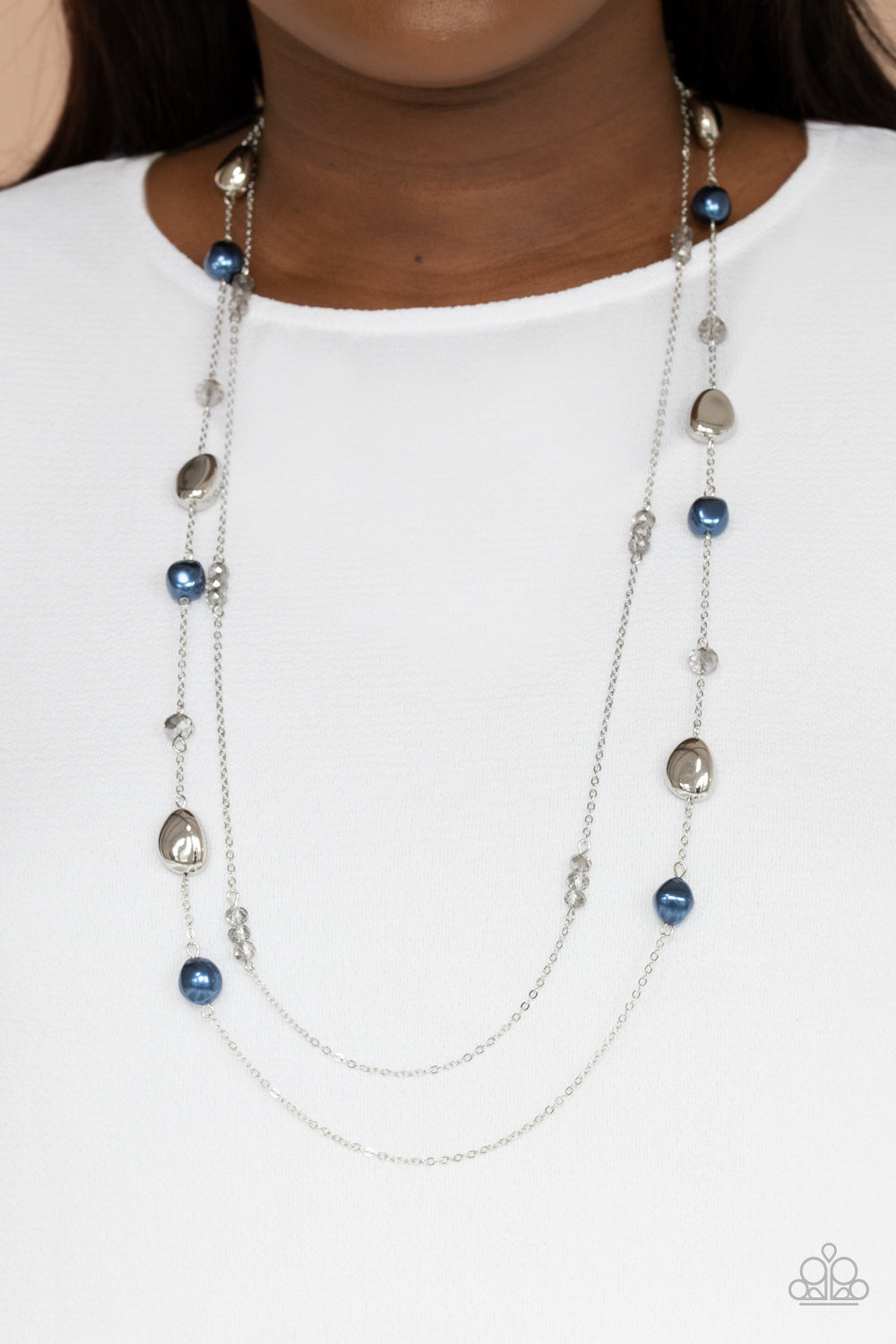 Paparazzi Necklace - Gala Goals - Blue