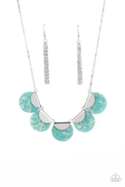 Paparazzi Necklace - Mermaid Oasis - Blue