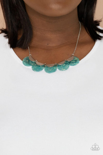 Paparazzi Necklace - Mermaid Oasis - Blue