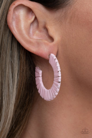 Paparazzi Earring - A Chance of RAINBOWS - Pink