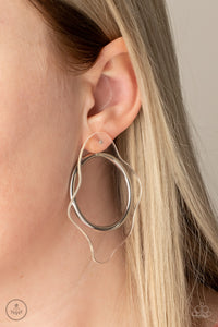 Paparazzi Earring - Clear The Way! - White