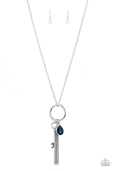 Paparazzi Necklace - Unlock Your Sparkle - Blue