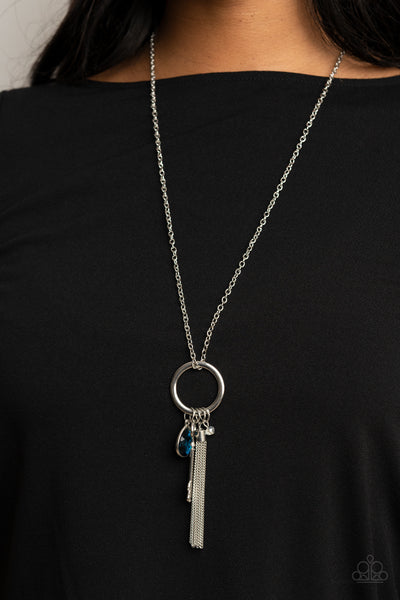 Paparazzi Necklace - Unlock Your Sparkle - Blue