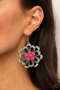 Paparazzi Earring - Dazzling Dewdrops - Pink