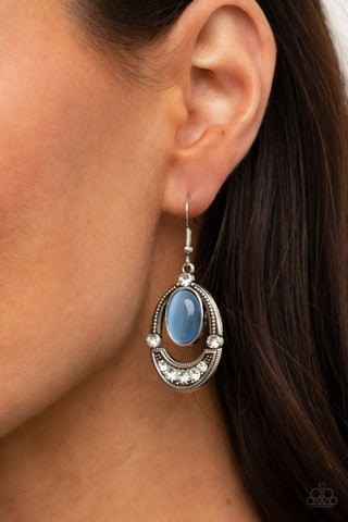 Paparazzi Earring - Serene Shimmer - Blue