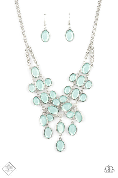 Paparazzi Necklace - Serene Gleam - Blue