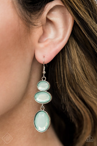 Paparazzi Earring - Tiers Of Tranquility