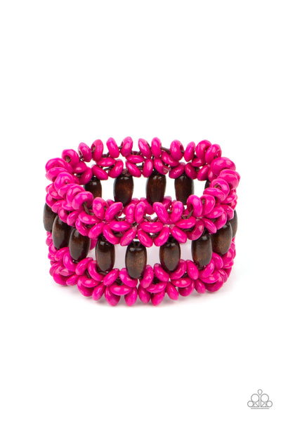 Paparazzi Bracelet - Bali Beach Retreat - Pink