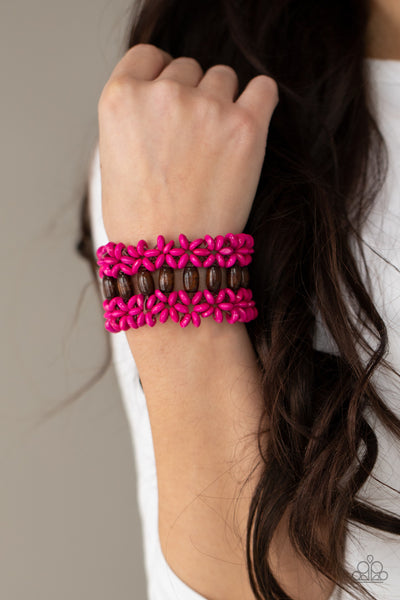 Paparazzi Bracelet - Bali Beach Retreat - Pink