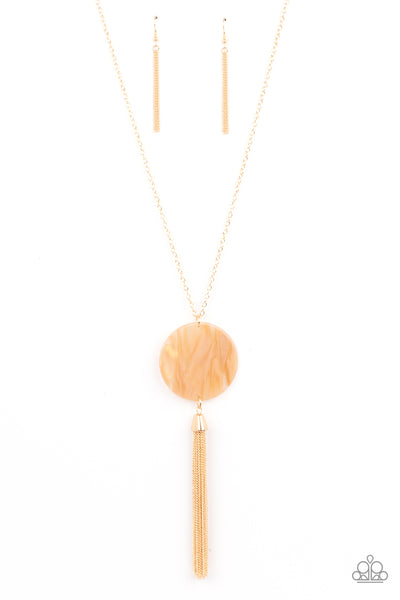 Paparazzi Necklace - ​Up FAUX Grabs - Orange