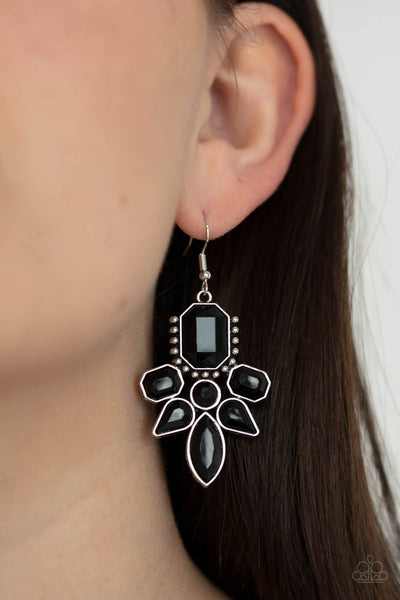 Paparazzi Earring - Vacay Vixen - Black