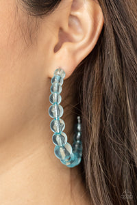 Paparazzi Earring - In The Clear - Blue