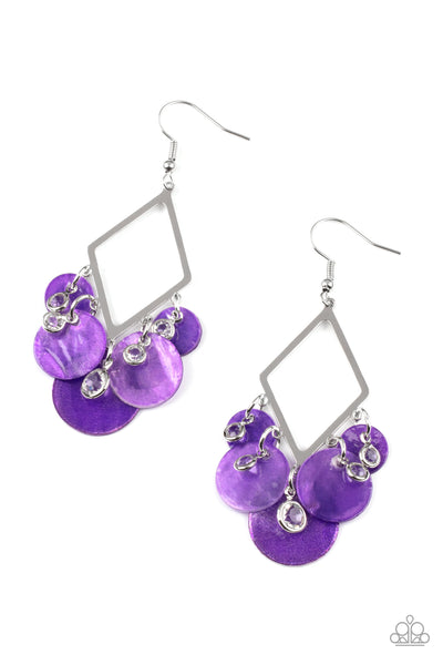 Paparazzi Earring - Pomp And Circumstance - Purple