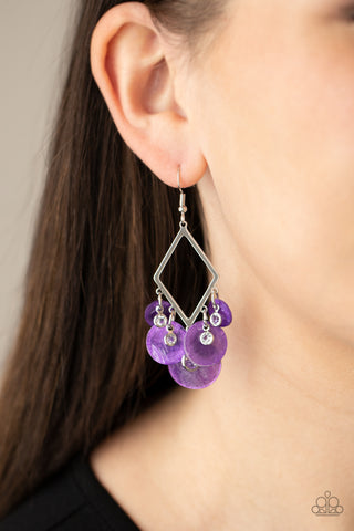 Paparazzi Earring - Pomp And Circumstance - Purple