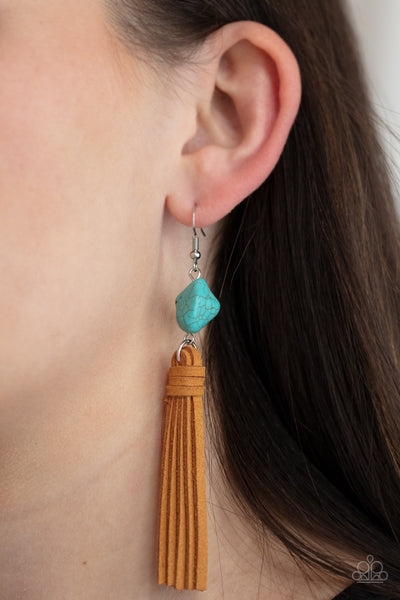 Paparazzi Earring - All-Natural Allure - Blue