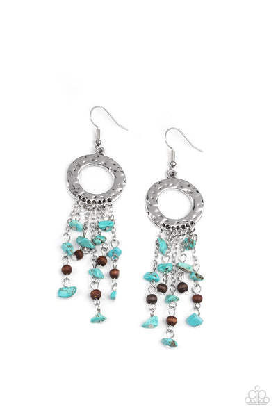 Paparazzi Earring - Primal Prestige - Blue