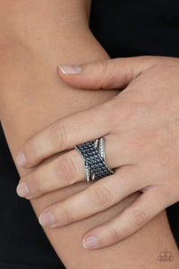 Paparazzi Ring - Classic Crossover - Blue