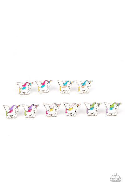 Starlet Shimmer Earring - Winged Unicorns