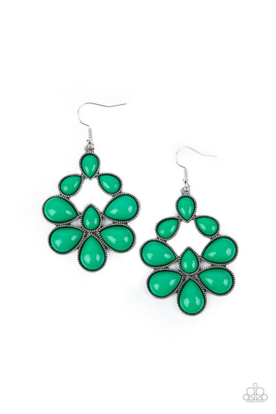 Paparazzi Earring - In Crowd Couture - Green