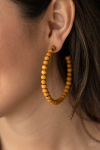 Paparazzi Earring - Should Have, Could Have, WOOD Have - Brown