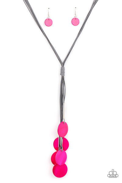 Paparazzi Necklace - Tidal Tassels - Pink