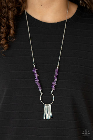 Paparazzi Necklace - With Your ART and Soul - Purple