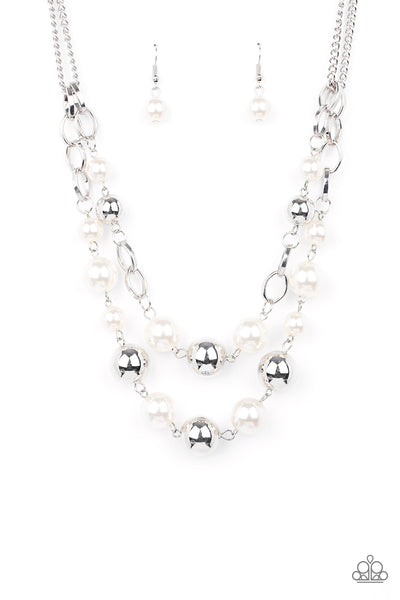 Paparazzi Necklace - COUNTESS Your Blessings - White