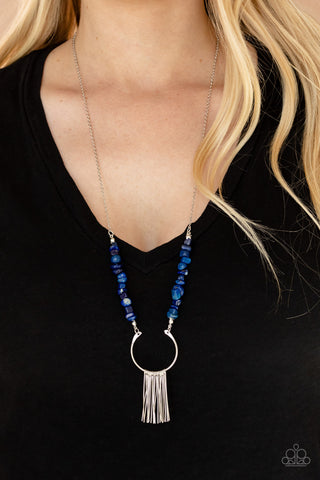 Paparazzi Necklace - With Your ART and Soul - Blue
