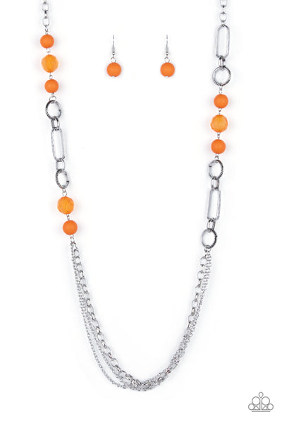 Paparazzi Necklace - POP-ular Opinion - Orange