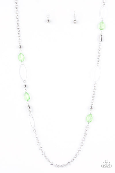 Paparazzi Necklace - SHEER As Fate - Green