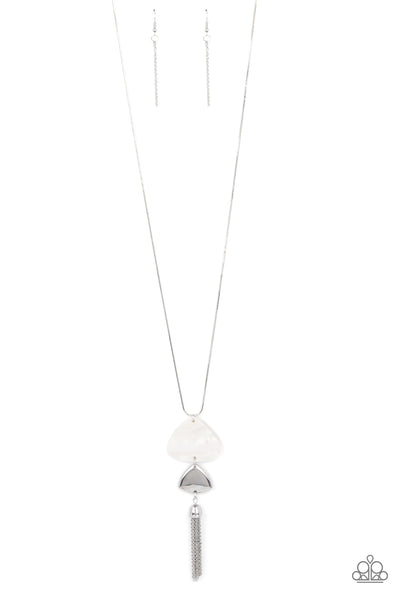 Paparazzi Necklace - TIDE You Over - White