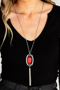 Paparazzi Necklace - Timeless Talisman - Red