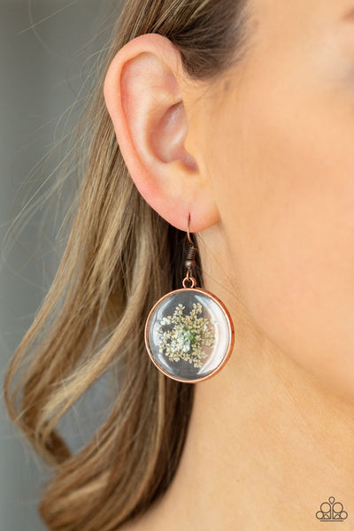 Paparazzi Earring - Happily Ever Eden - Copper