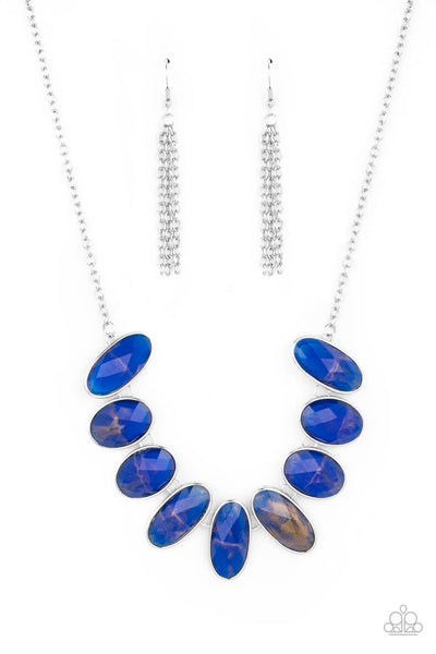 Paparazzi Necklace - Elliptical Episode - Blue